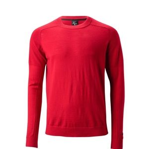 NEW NIKE Tiger Woods Collection Knit Golf Sweater Red Mens Small